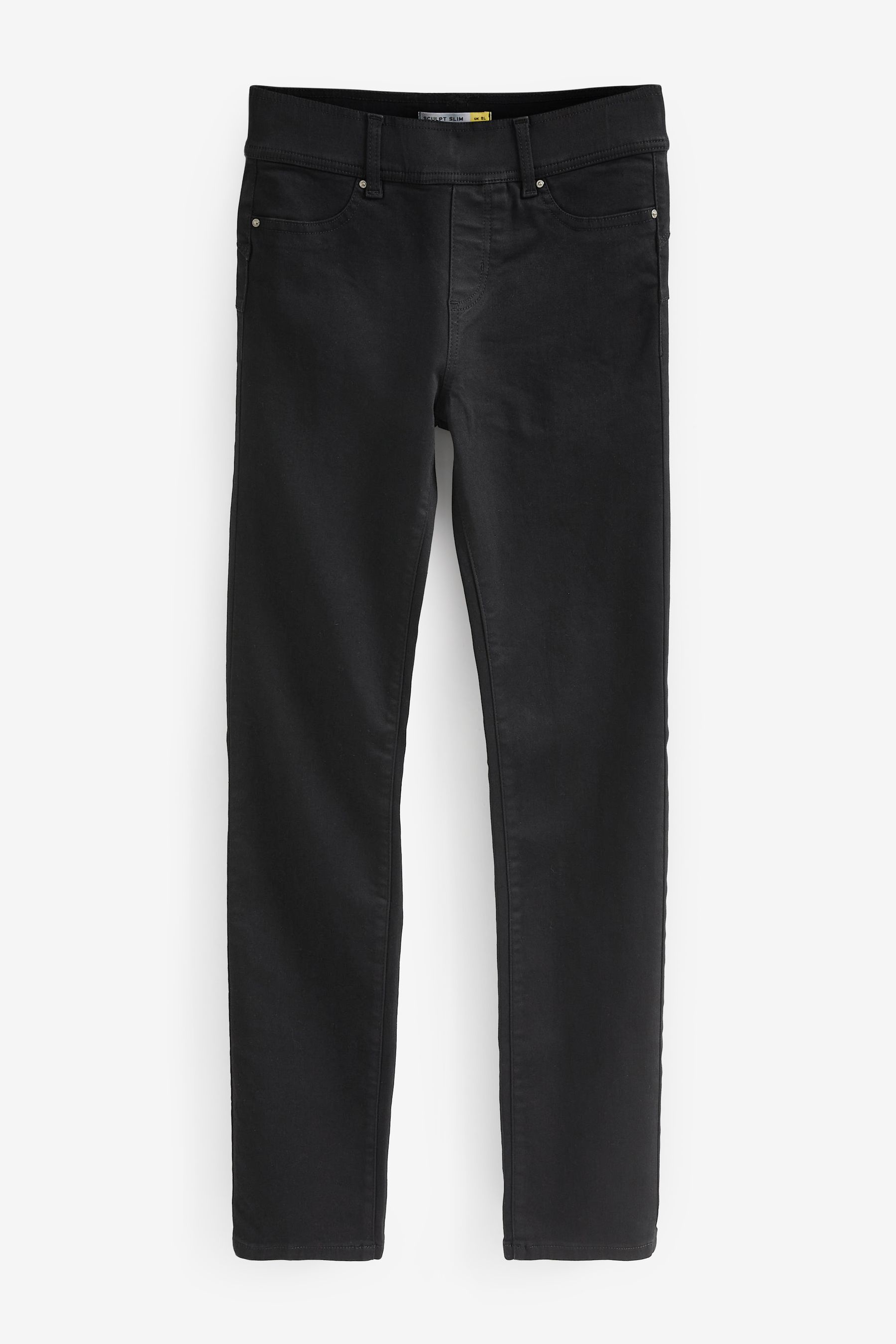 Blank denim vinyl best sale pull on leggings