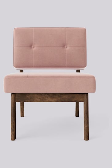 Swoon Easy Velvet Blush Pink Aron Chair