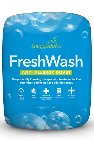 Snuggledown Freshwash Anti Allergy 10.5 Tog White Duvet