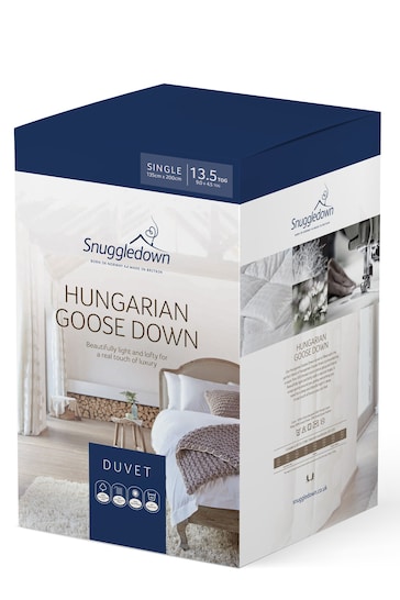 Snuggledown Hungarian Goose and Down 13.5 Tog All Season Duvet