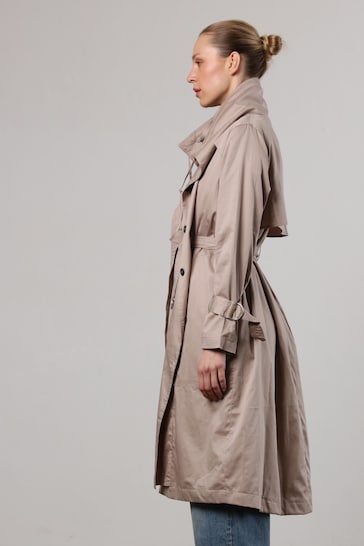 Religion Natural Lightweight Waterfall Cotton Charisma Trench Coat
