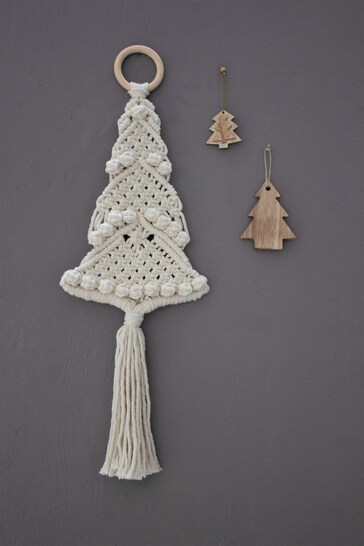 Crafters Companion Spesso Macramé Wall Hanger Christmas Tree