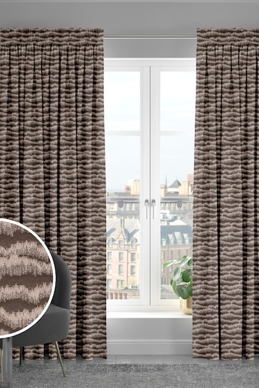 Brown Motte Made To Measure Curtains