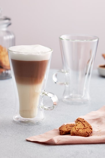 Judge Clear Duo Double Walled Grande Latte Glass Set
