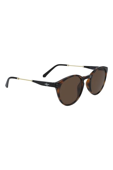 Calvin Klein Jeans Brown Sunglasses