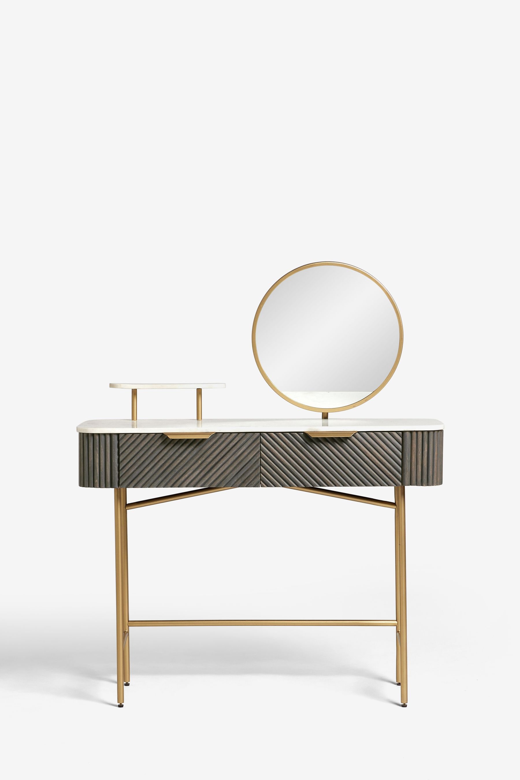 Grey marble dressing shop table
