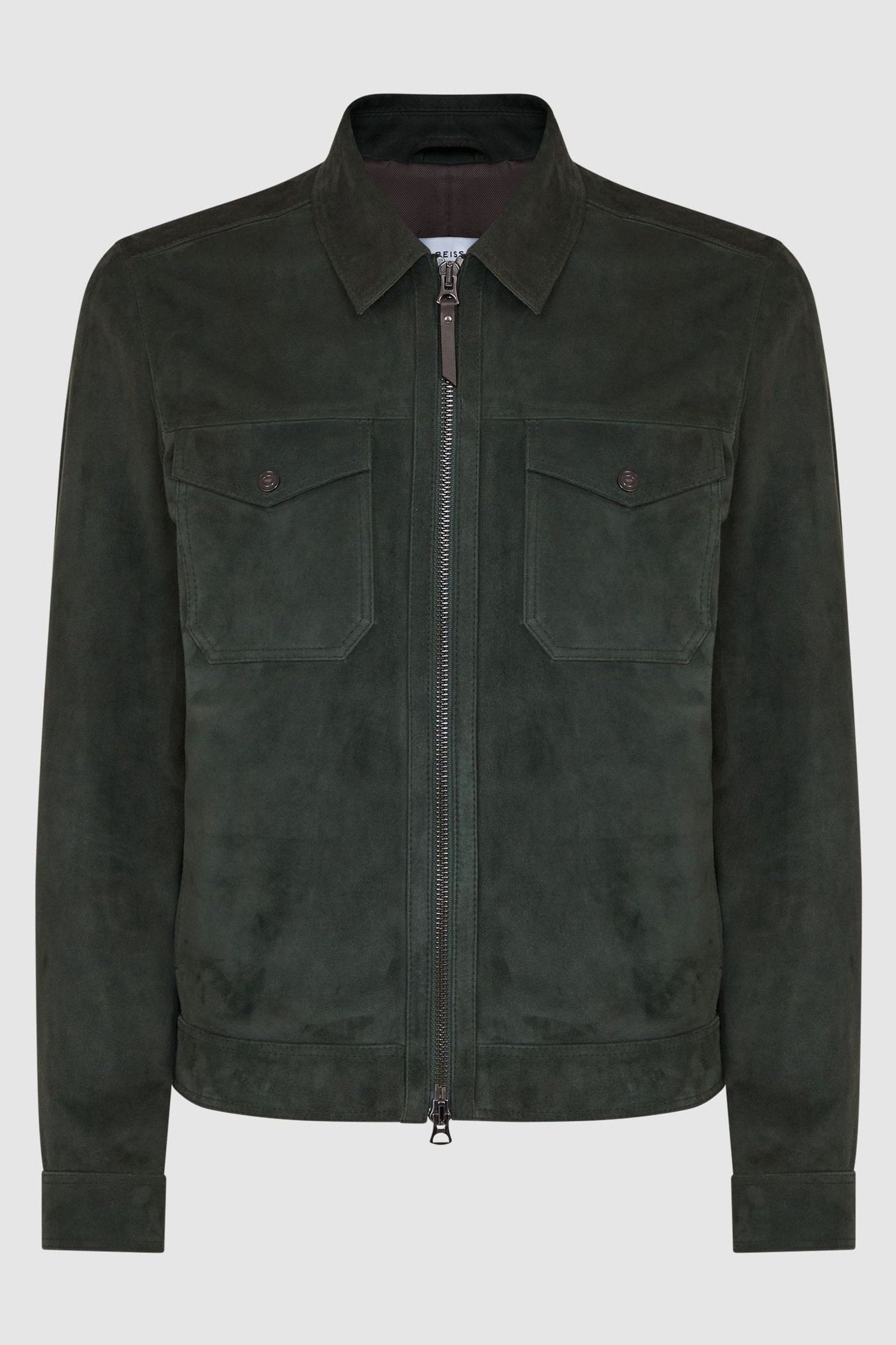 Forest green suede jacket online