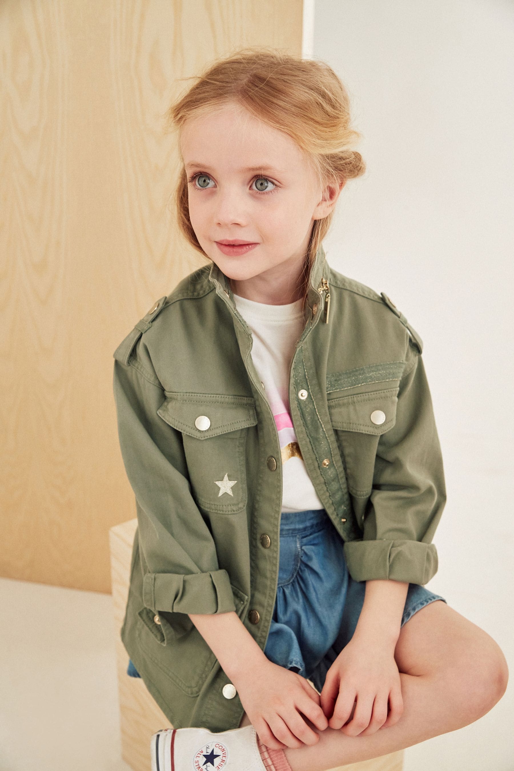 Mint Velvet Khaki Utility Jacket