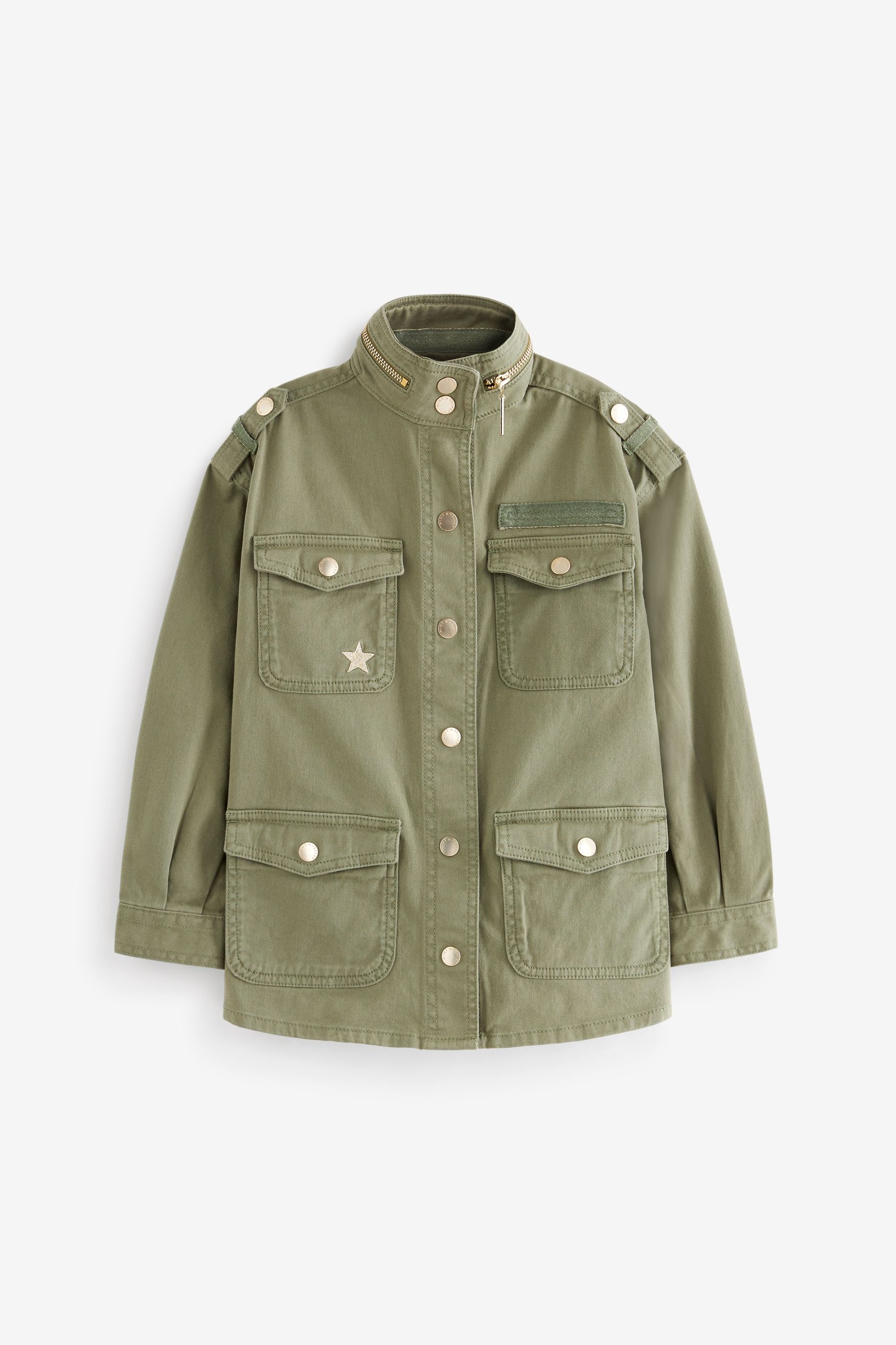 Mint Velvet Khaki Utility Jacket