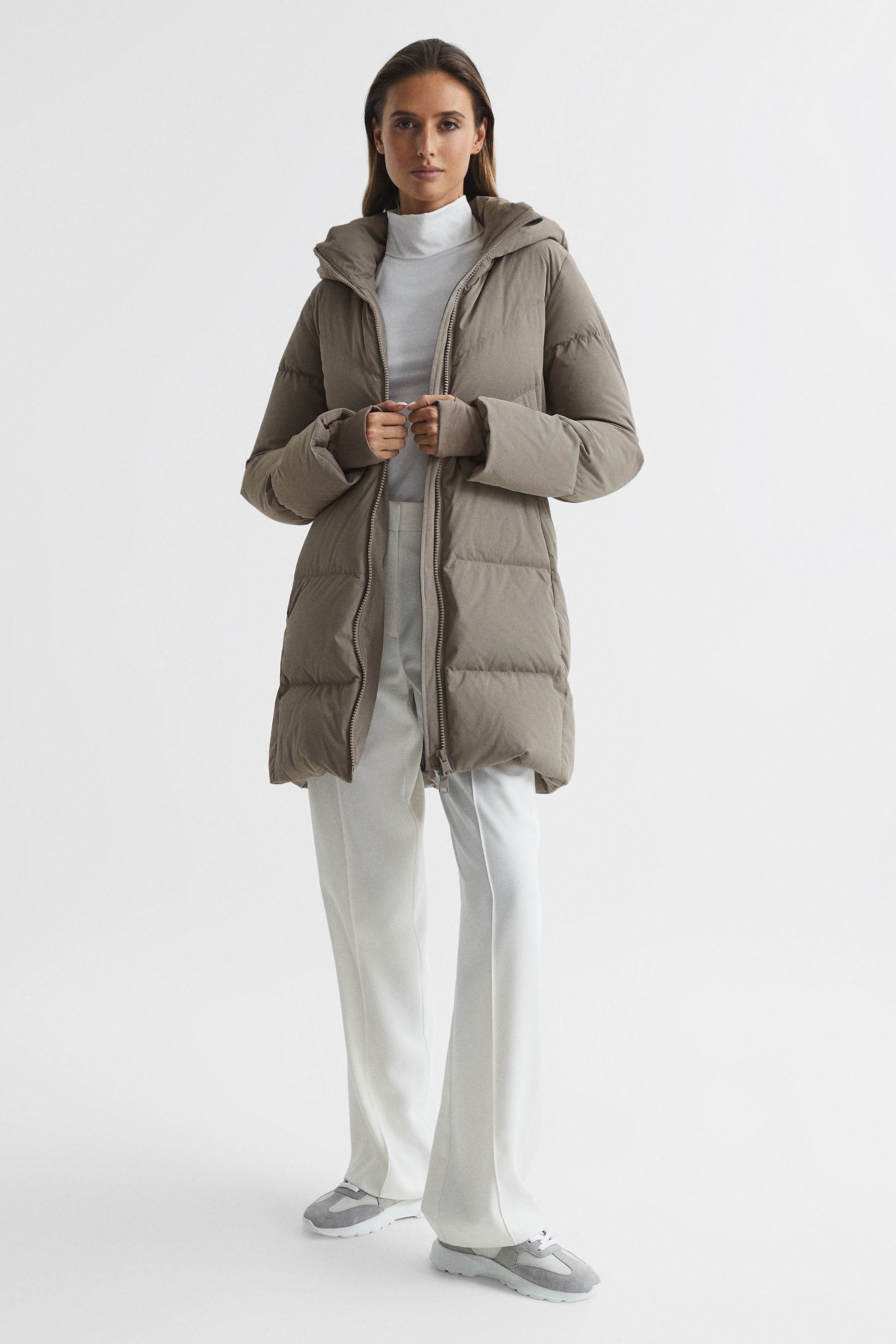 Mink puffer jacket hot sale