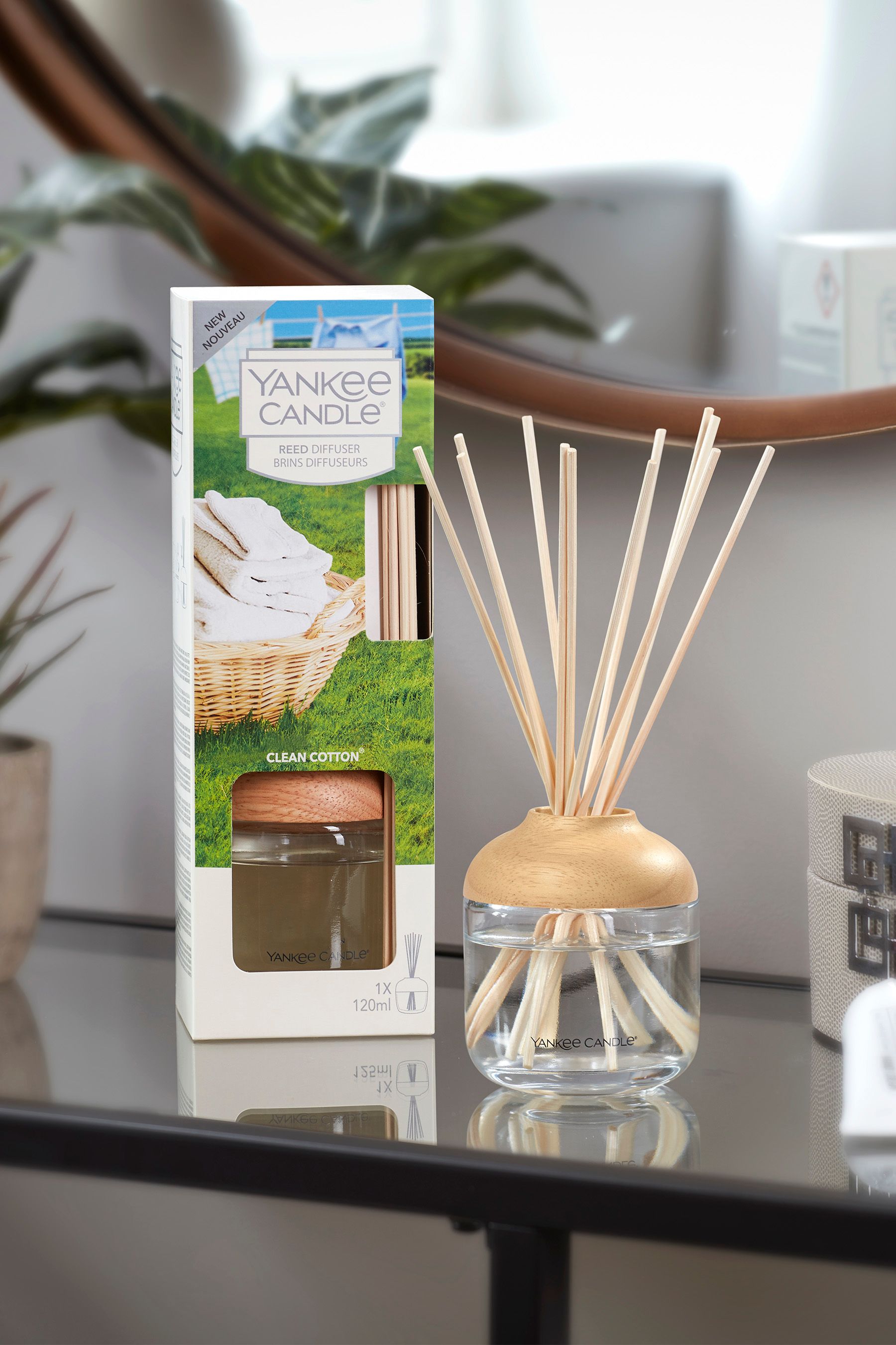 Yankee candle clean sales cotton reed diffuser