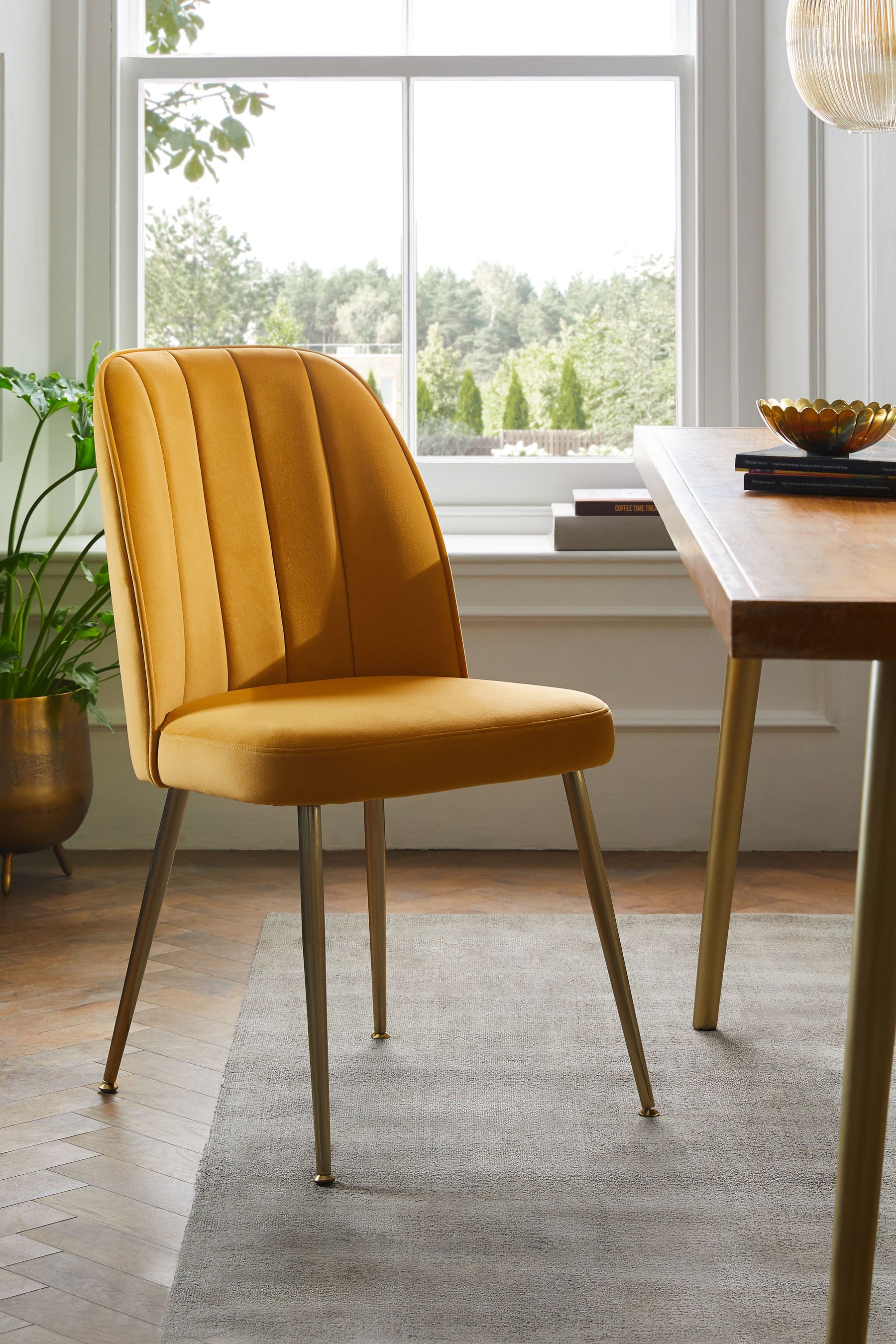 Yellow sales dining set