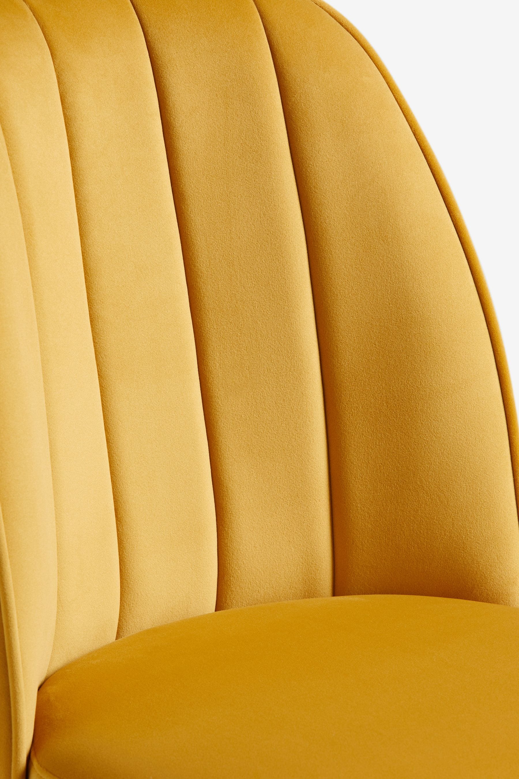 Ochre shop chair next