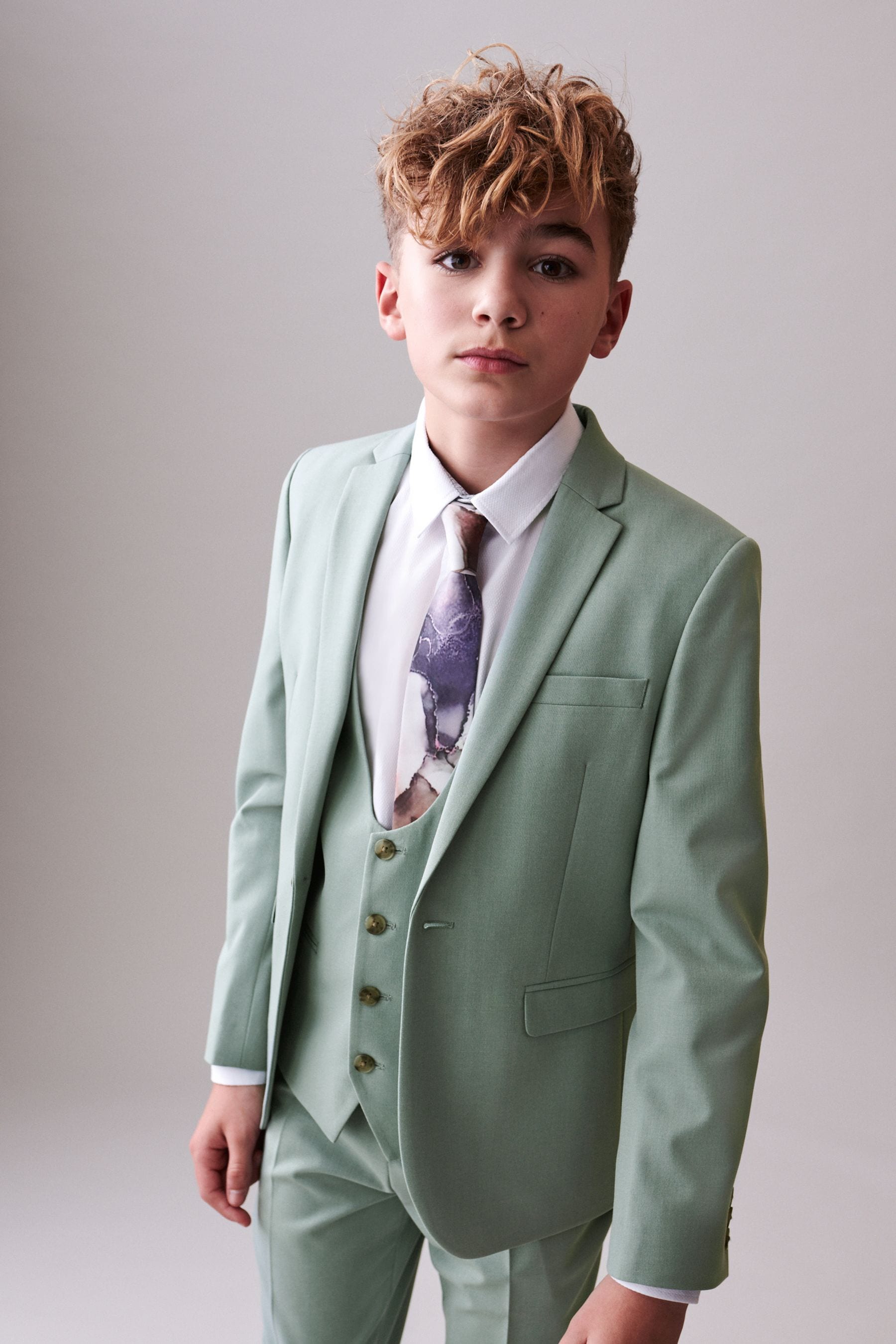 Boys green suit jacket 2025
