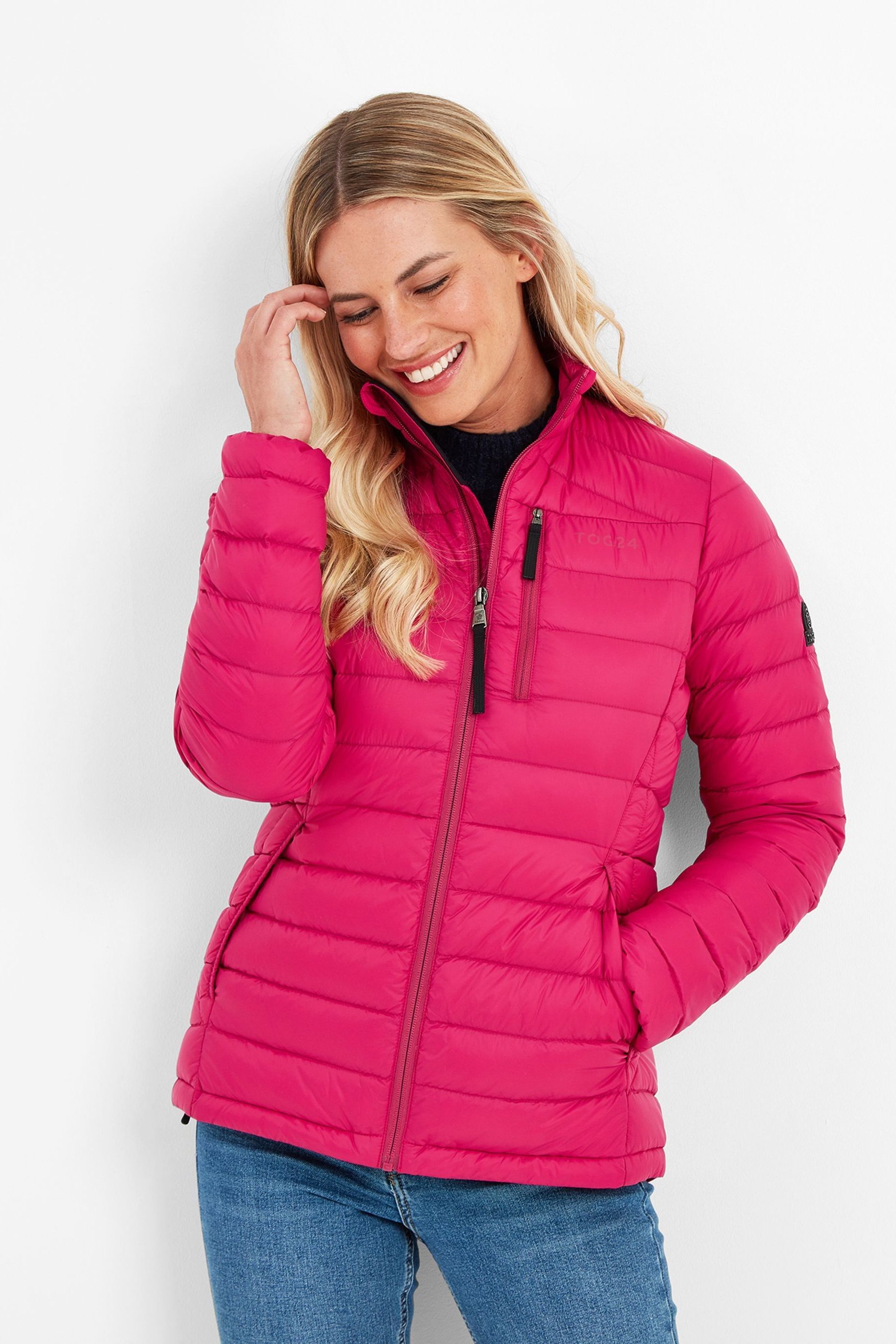 Tog 24 Pink Drax Funnel Down Jacket