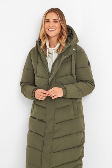 Tog 24 Green Raleigh Thermal Padded Long Coat