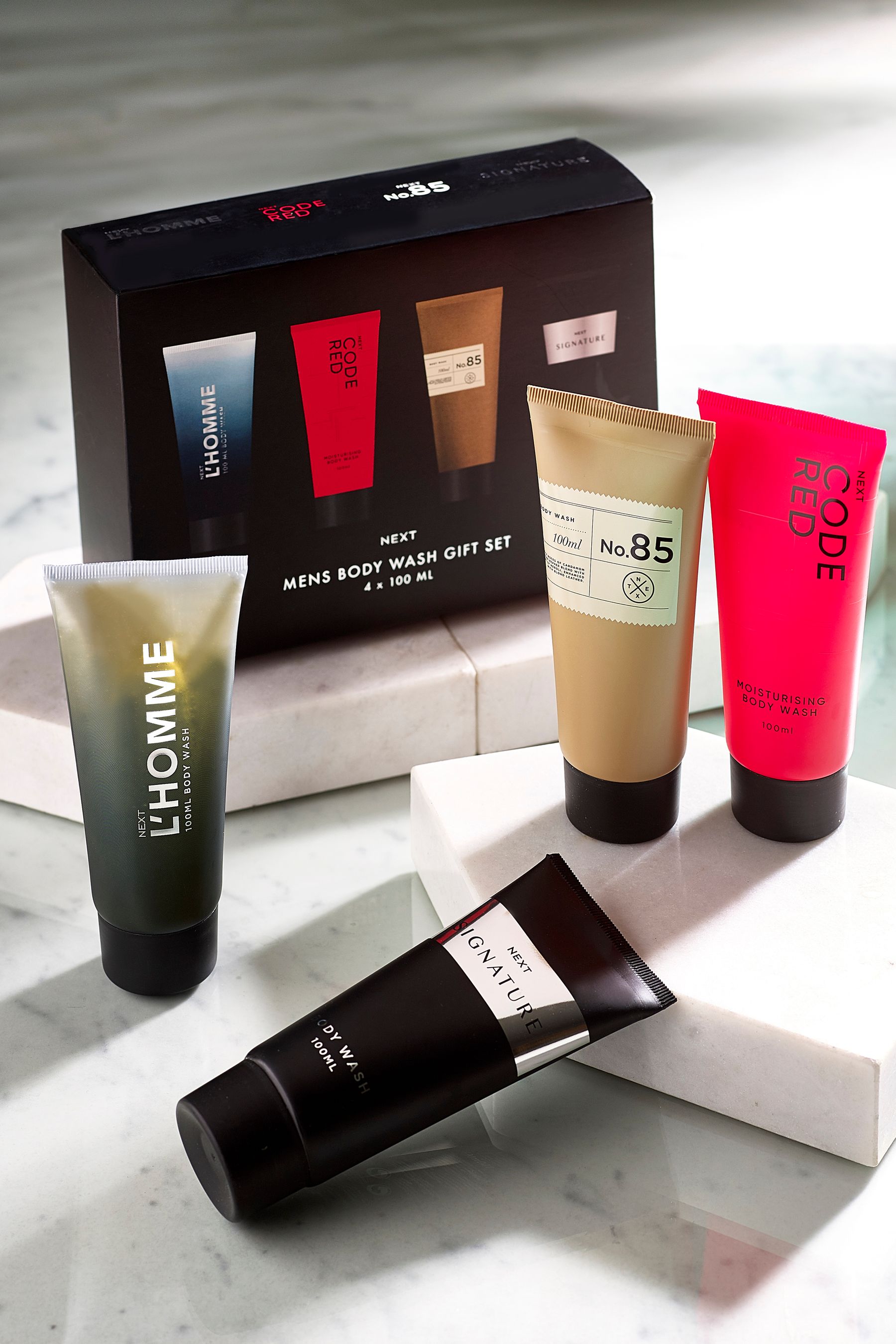 Buy Set of 4 x 100ml Fragranced Shower Gel Gift Set from the Next