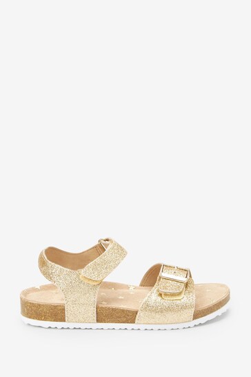 Gold Standard Fit (F) Leather Corkbed Sandals