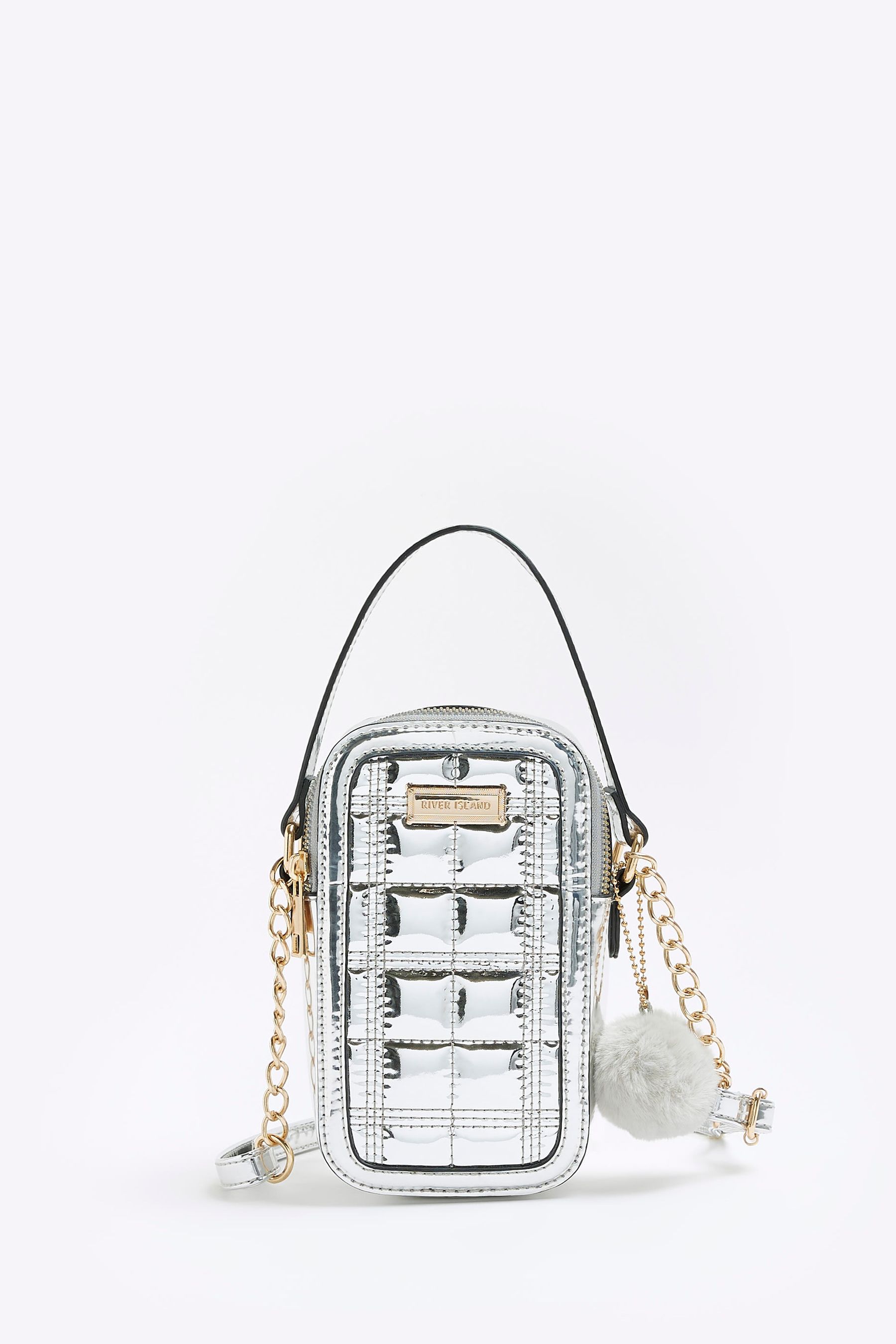 Silver bag 2024 river island
