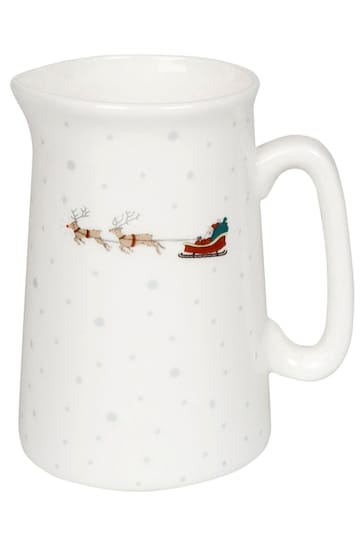 Sophie Allport White Home For Christmas Small Jug
