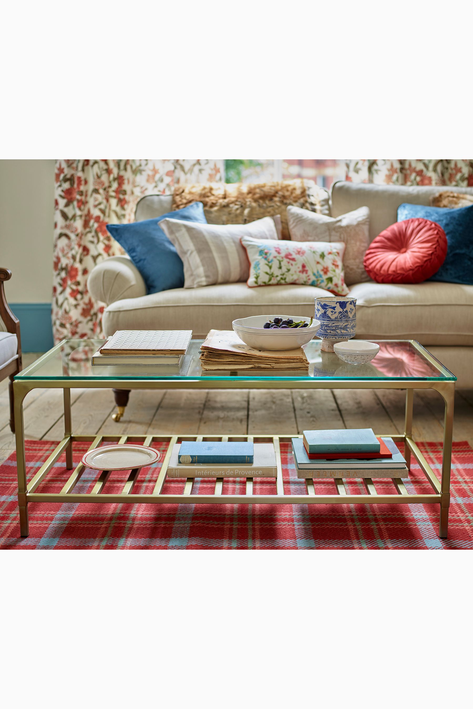 Laura ashley glass coffee table new arrivals