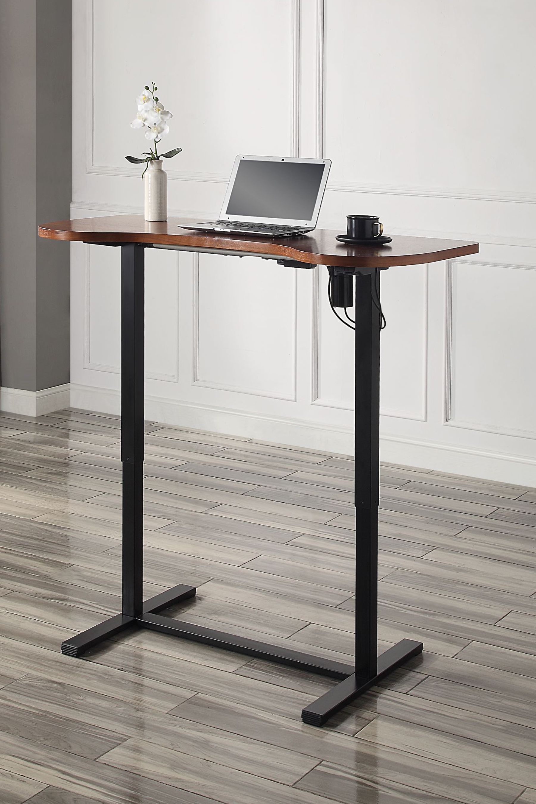 Buy Jual Walnut San Francisco Height Adjustable Smart Desk from