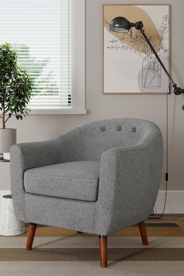 Dorel Home Grey Europe Brie Accent Chair