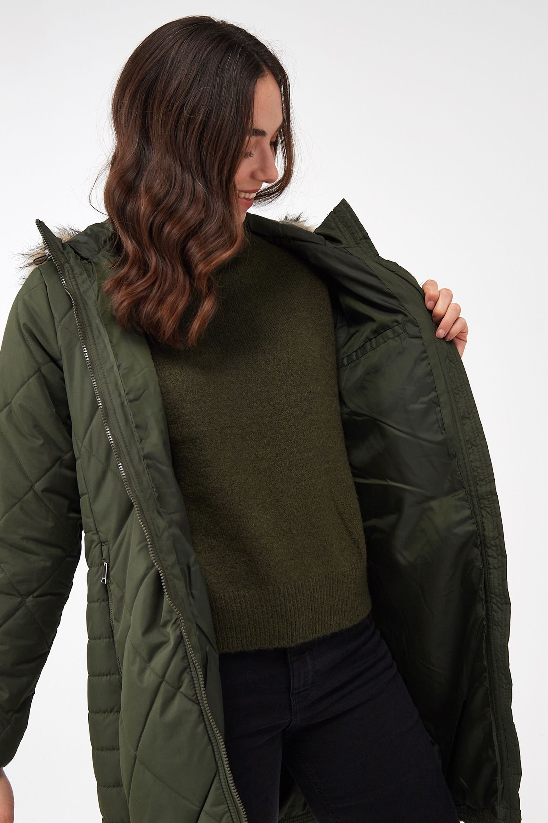Buy Women s Fritha II Insulated Thermal Parka Jacket from the Next