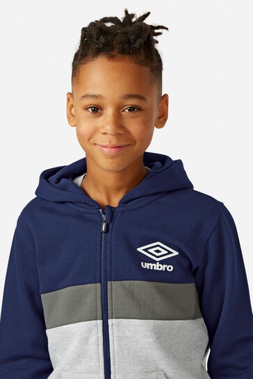Buy Umbro Blue Zip Through Hoodie from the Next UK online shop