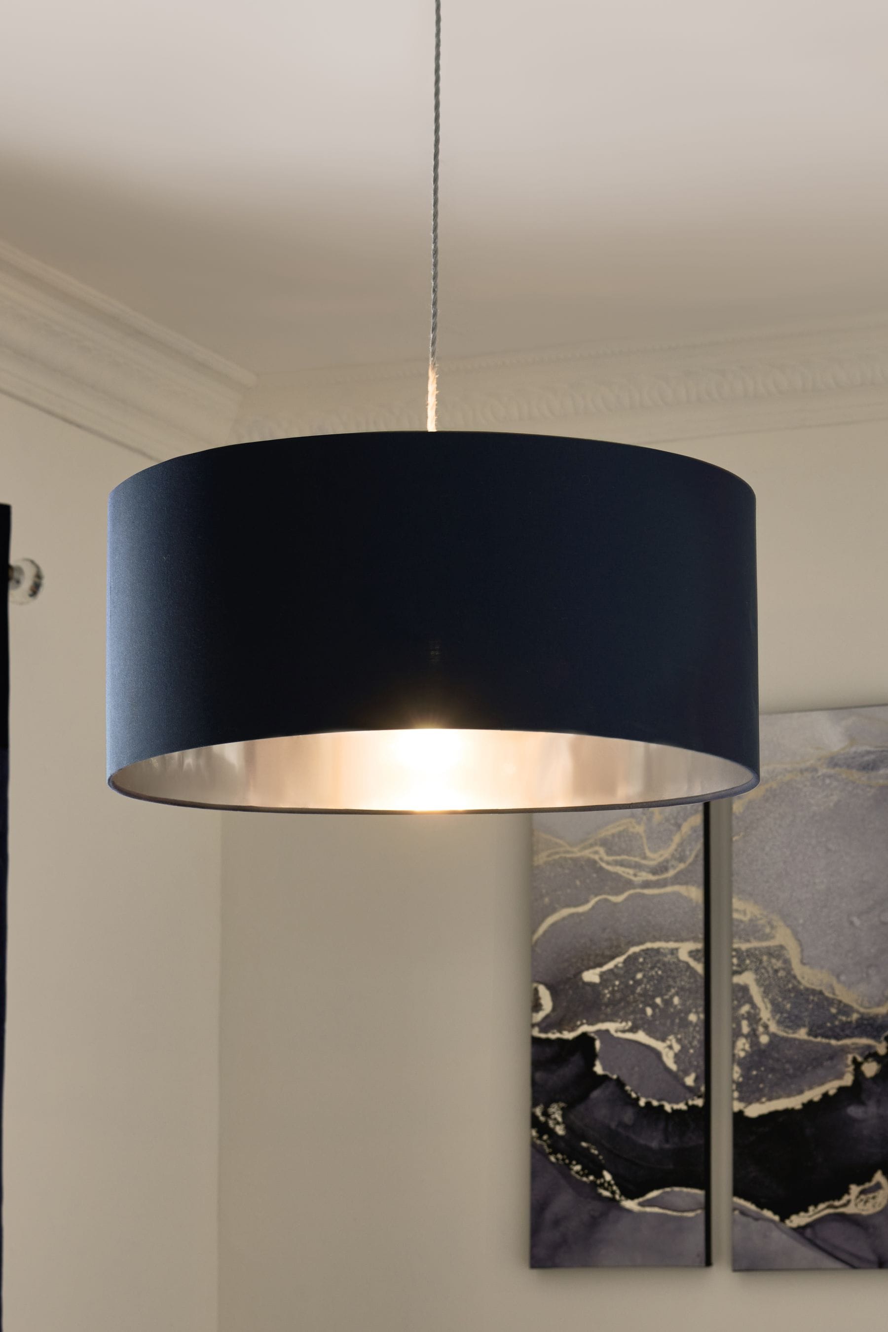 Navy and store grey light shade