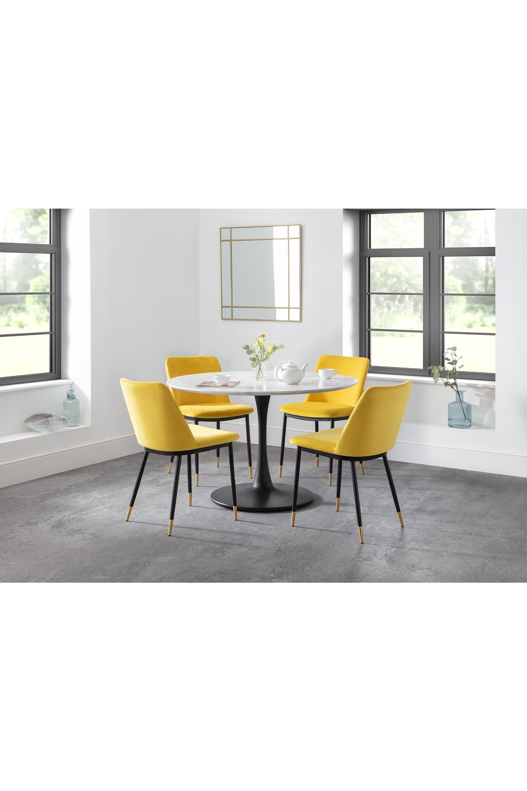 Julian bowen store marble dining table