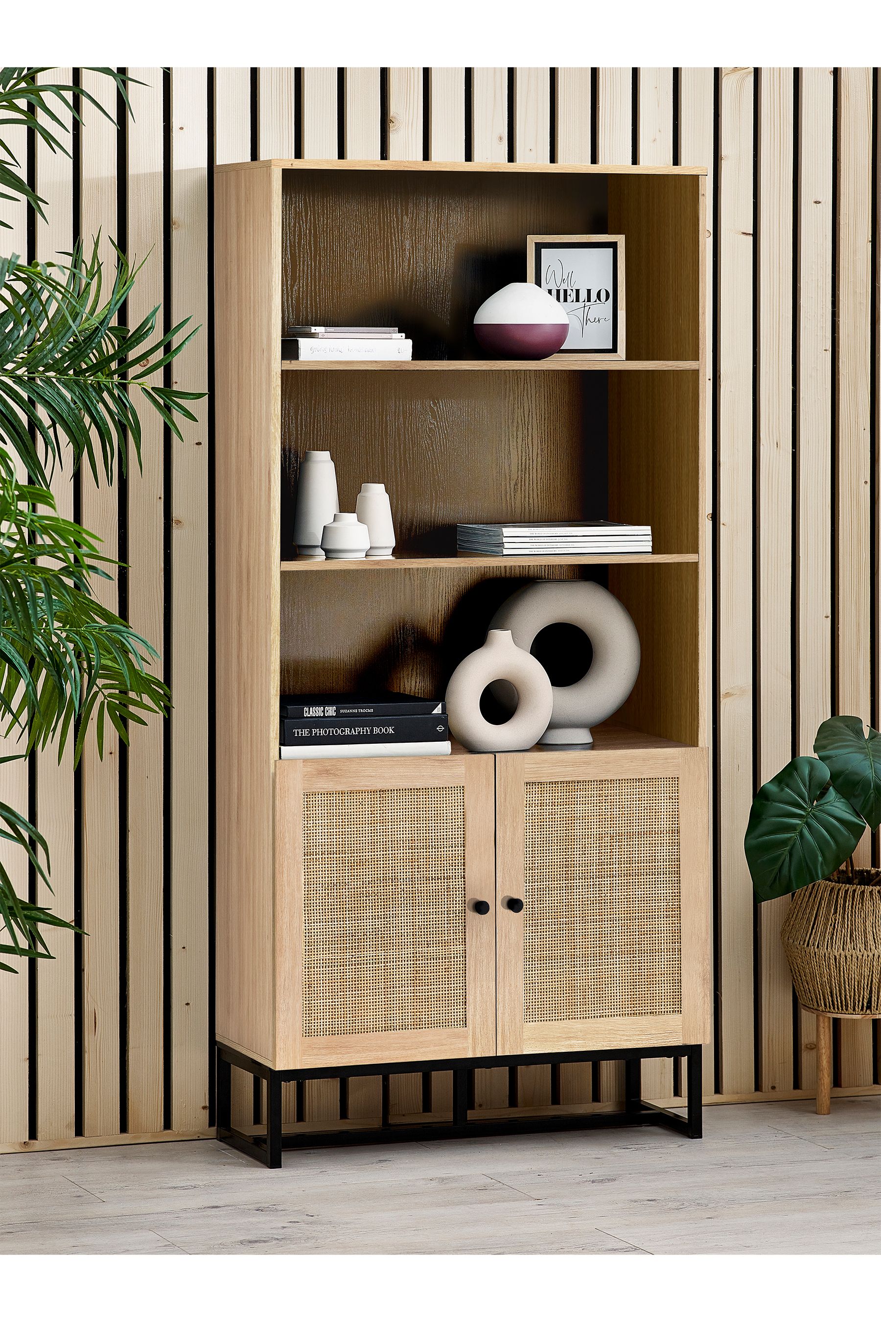 Big w rattan bookcase store