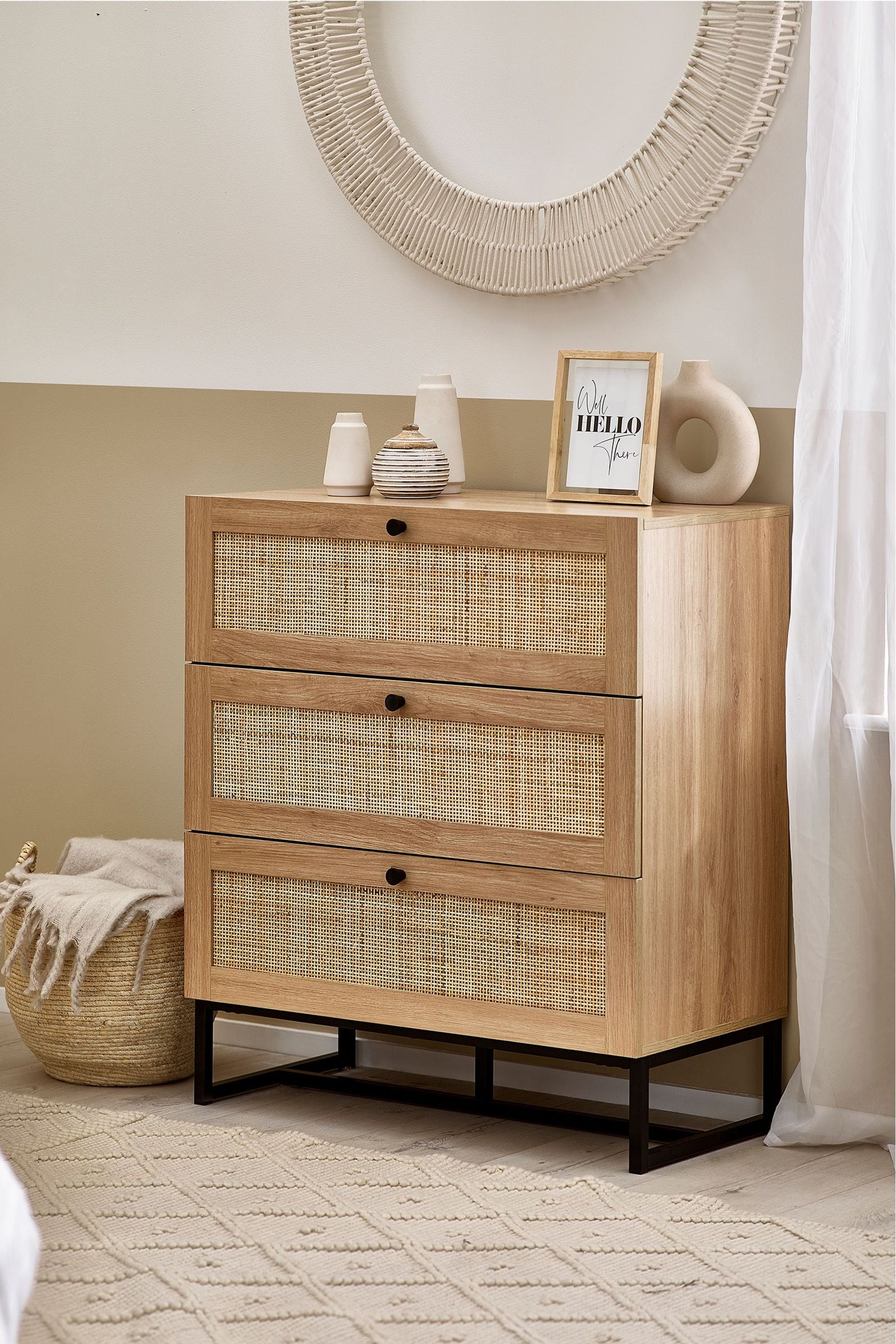 Coby 3 outlet drawer dresser