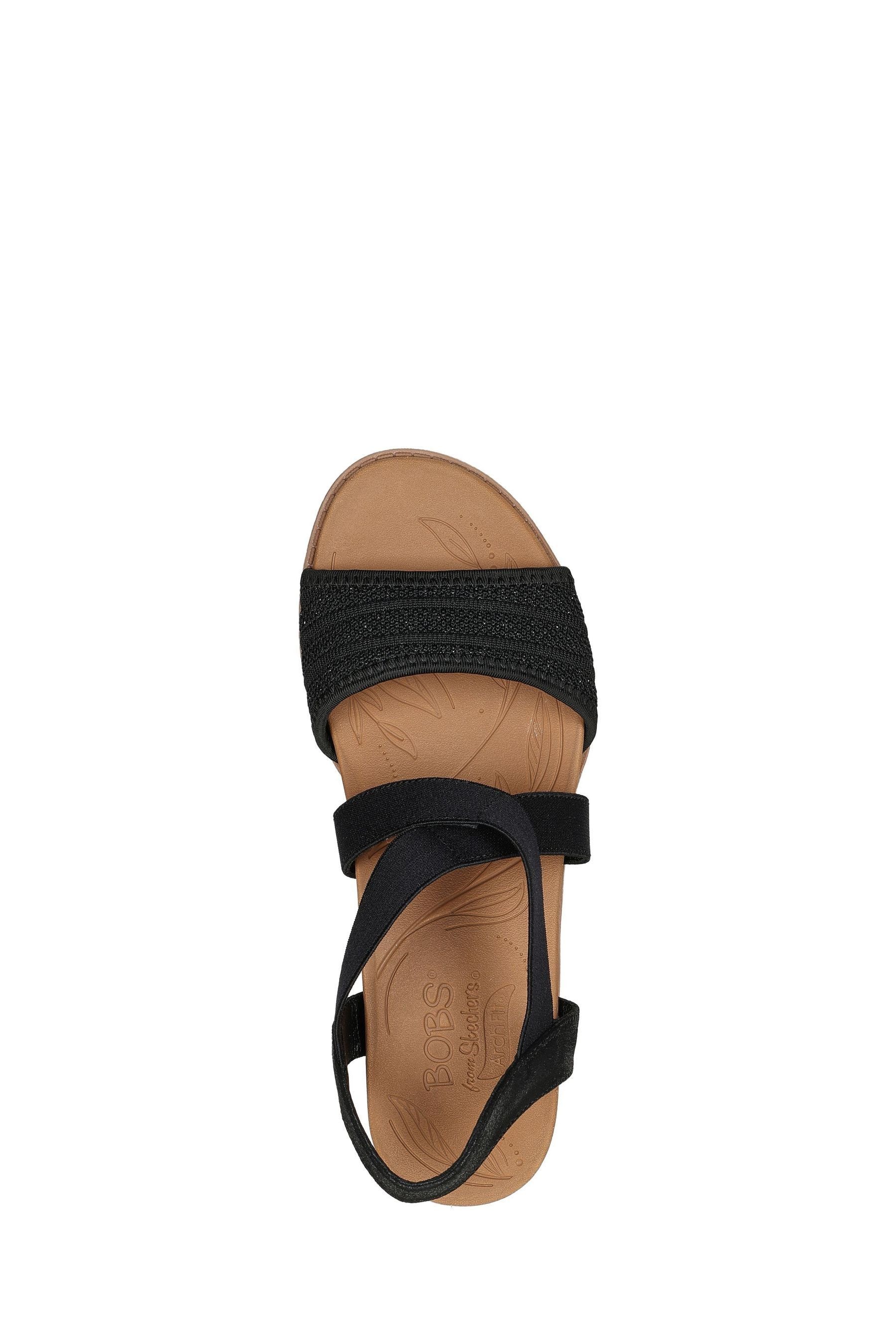Skechers Black Arch Fit Beach Kiss Boho Beyond Womens Sandals