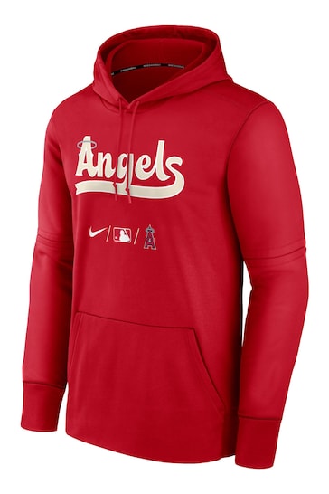 Nike Red Fanatics Los Angeles Angels of Anaheim Nike City Connect Therma Hoodie