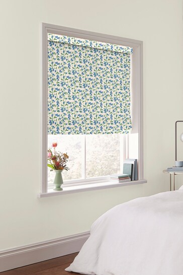 Cath Kidston Blue Forget Me Not Made To Measure Roman Blinds