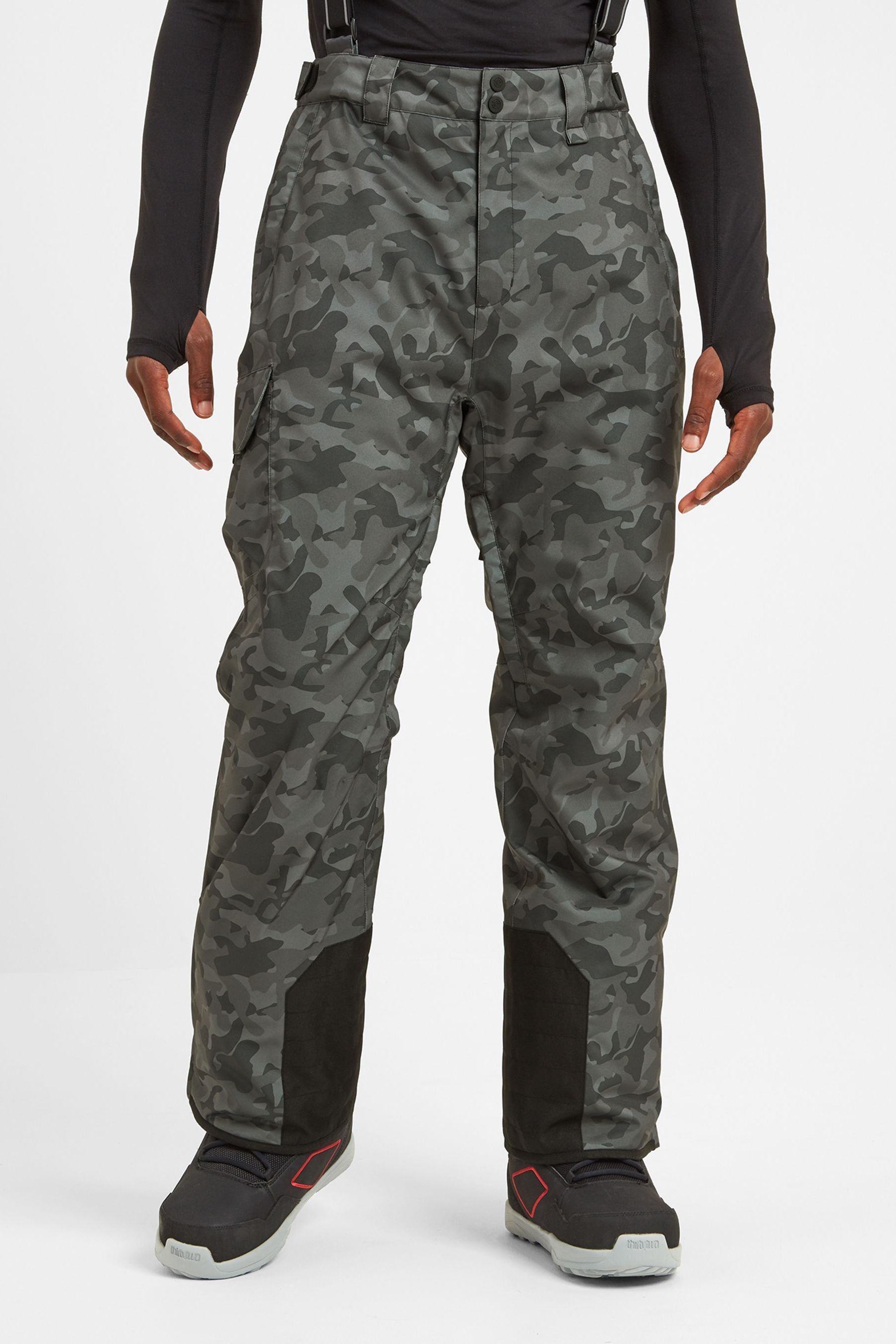 Buy Tog 24 Mens Grey Tempest Ski Salopettes Trousers from the Next