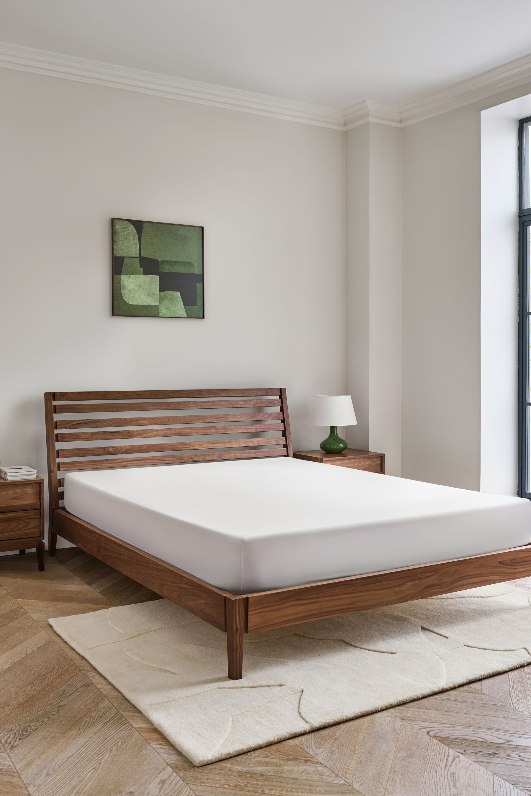 Jasper Conran London Brown Belgrave Walnut Bed Frame