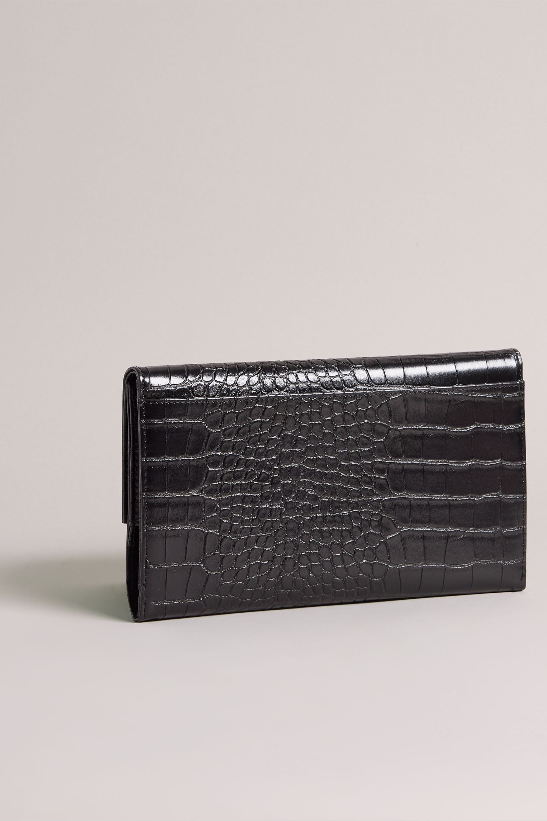 Buy Ted Baker Travelz Passport Holder Black Travel Wallet from the