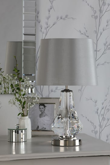 Laura Ashley Clear Humby Touch Complete Table Lamp