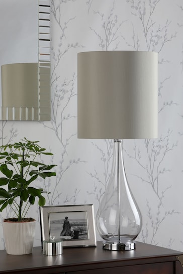 Laura Ashley Clear Bronant Complete Table Lamp