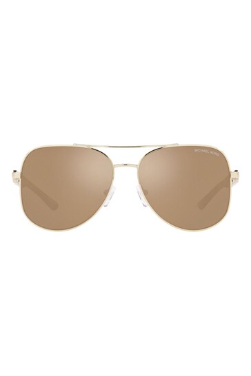 Michael Kors Gold Chianti Sunglasses
