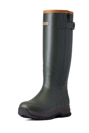 Ariat Green Burford Insulated Zip Rubber Boots