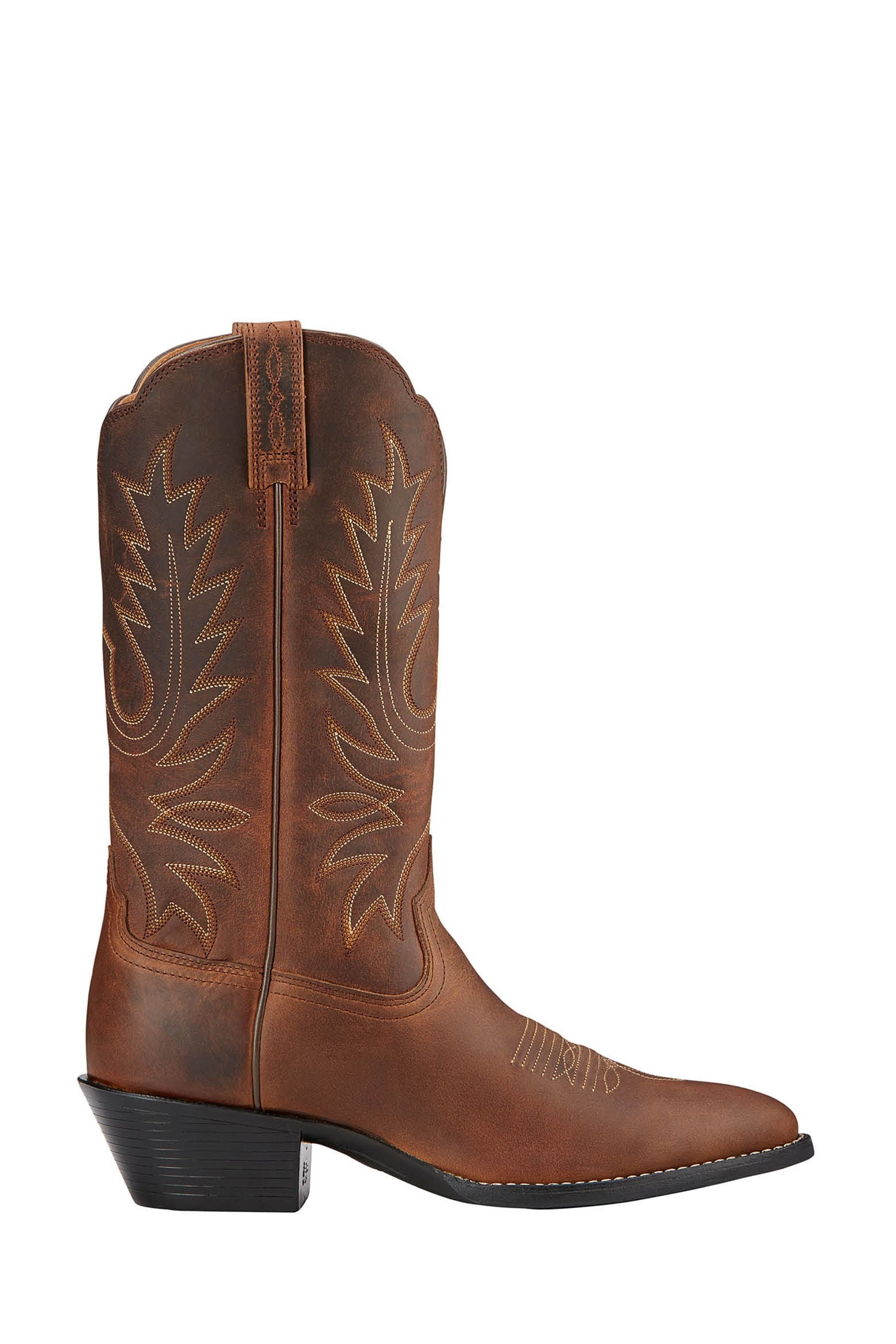 Buy Ariat Brown Heritage Toe Western Boots from the Next UK online