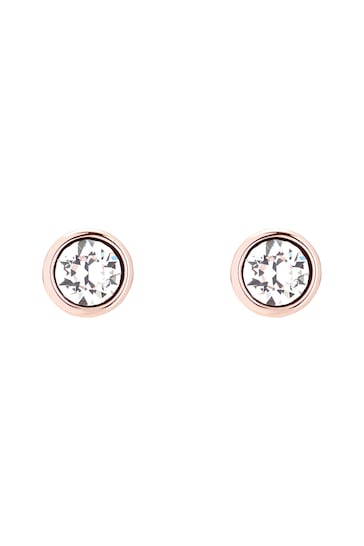 Ted Baker Rose Gold SINAA: Crystal Stud Earrings