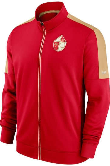 Nike Red NFL Fanatics San Francisco 49ers Track Jacket