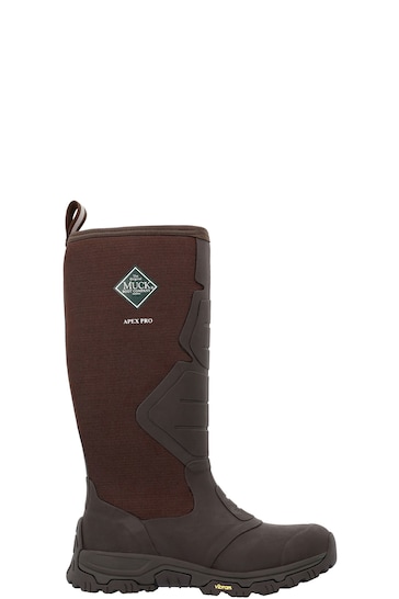 Muck Boots Apex Pro 16" Insulated Brown Wellies