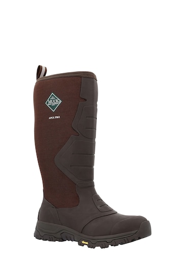 Muck Boots Apex Pro 16" Insulated Brown Wellies