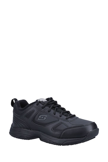 Skechers Black Work Relaxed Fit: Dighton Bricelyn Safety Slip Resistant Womens Trainers