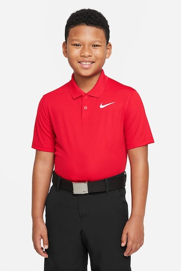 Nike Red Golf Polo Shirt
